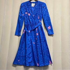 Vintage L Magnin Flora Kung Women’s Dress Size 8 Silk Image Floral Feminine